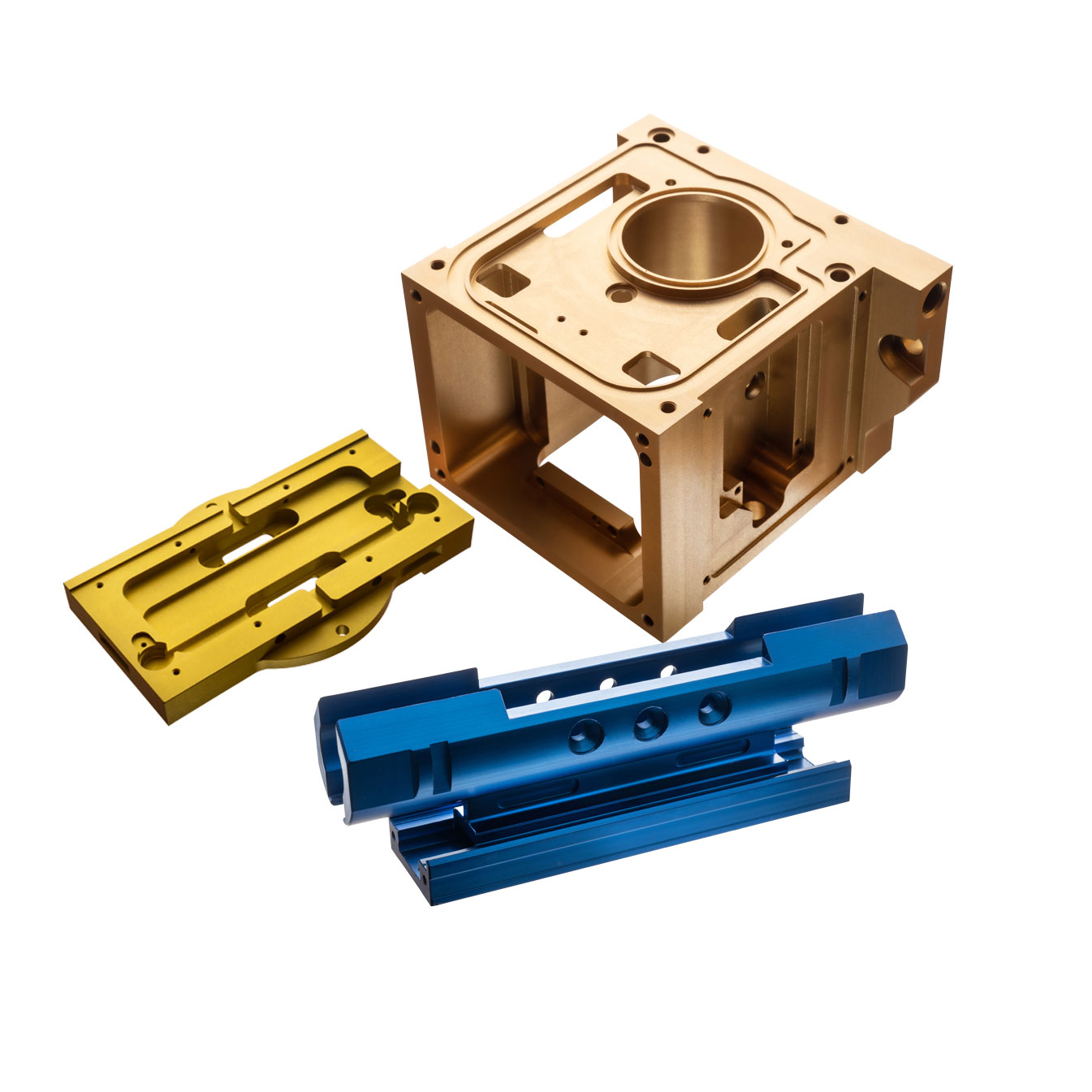 Bild von farbigem Aluminiumobjekt